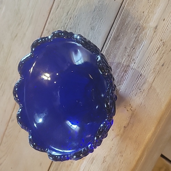 Vintage cobalt blue glass piece - Picture 3 of 5
